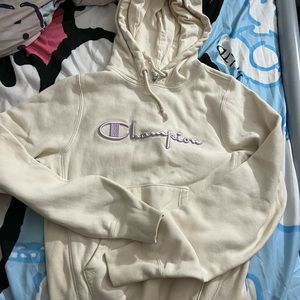 Champion off white hoodie